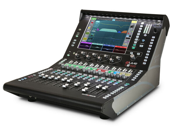 DLIVE C CLASS CTI1500 LIGHTWEIGHT TITANIUM 12 FADER SURFACE, 12" TOUCHSCREEN, 1 OPTION I/O PORT
